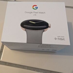 Google Pixel Watch LTE - Black and Rose Gold